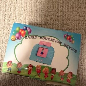 Blue Card Early Education Device - Learning Card Player